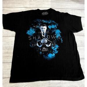 Fantastic Beast Unisex Graphic Black Short Sleeve Tee-Shirt Size Large